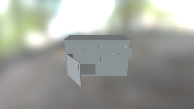 Cabinet [UnTextured] 3D Model