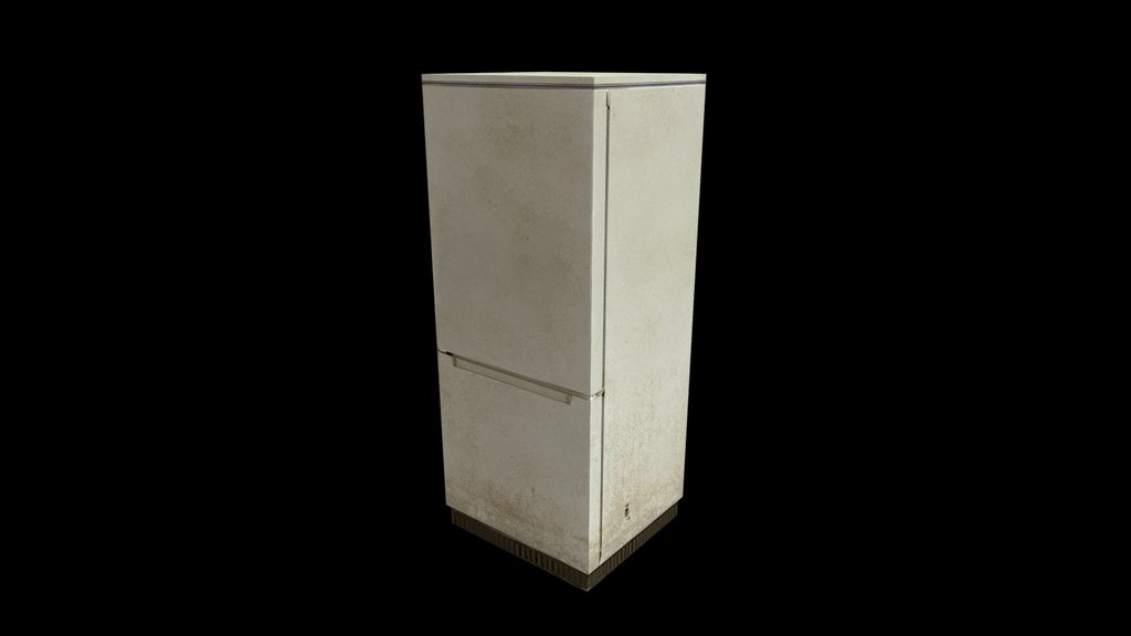 Low poly fridge