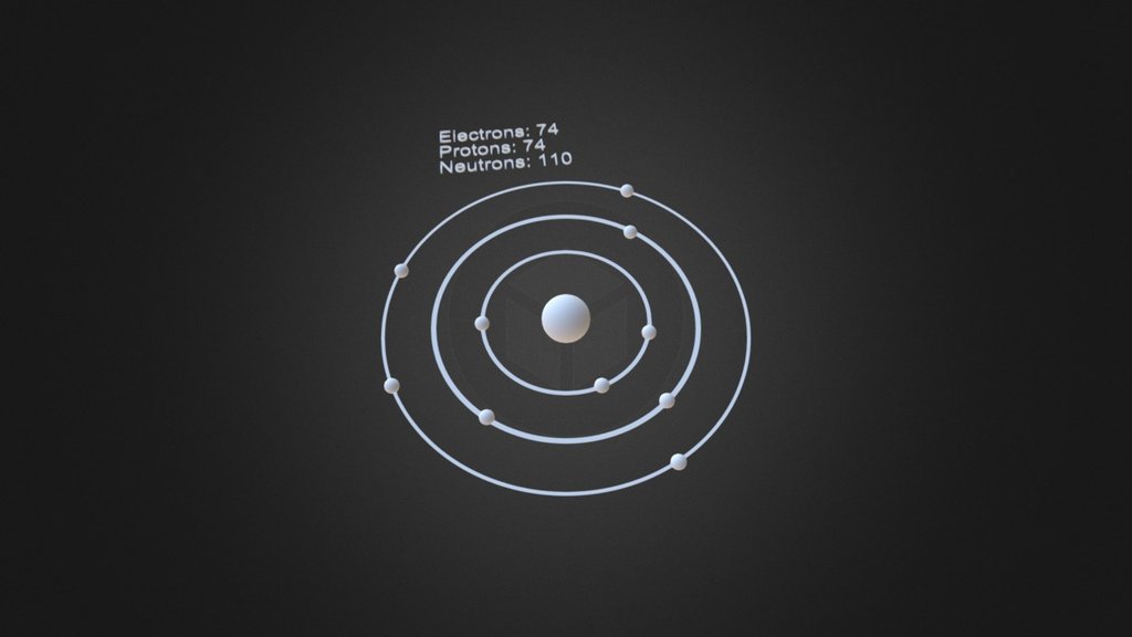 Tungsten Atom - 3D model by mirman-wauhls2017 [b180511] - Sketchfab