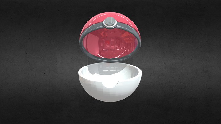 Pokeball 3D Model