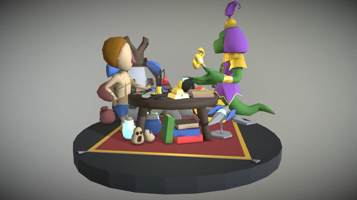 Merchants 3D Model