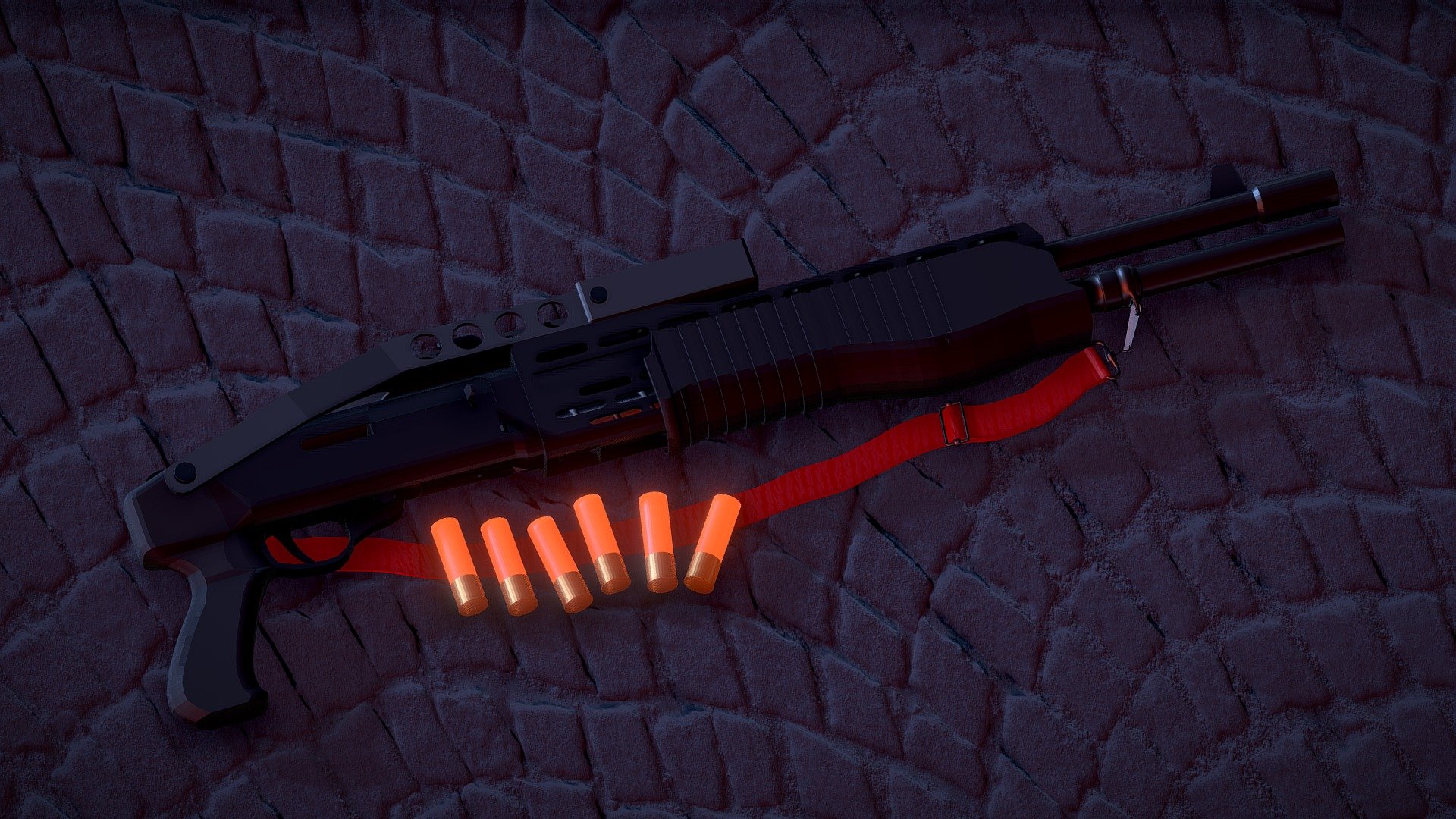 Shotgun - 3D model by RedSigil [b180e16] - Sketchfab