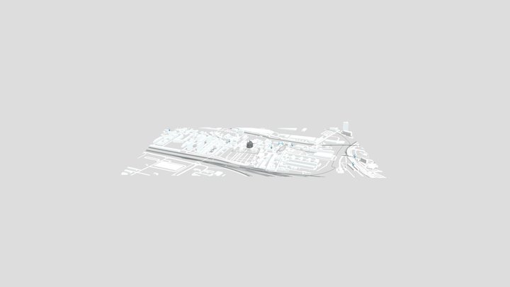 Katowice Kościół św. Józefa 3D Model