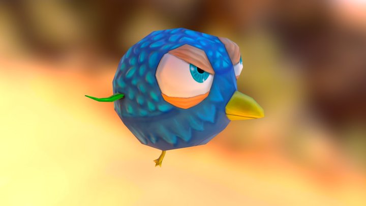 Angry Birdy 3D Model