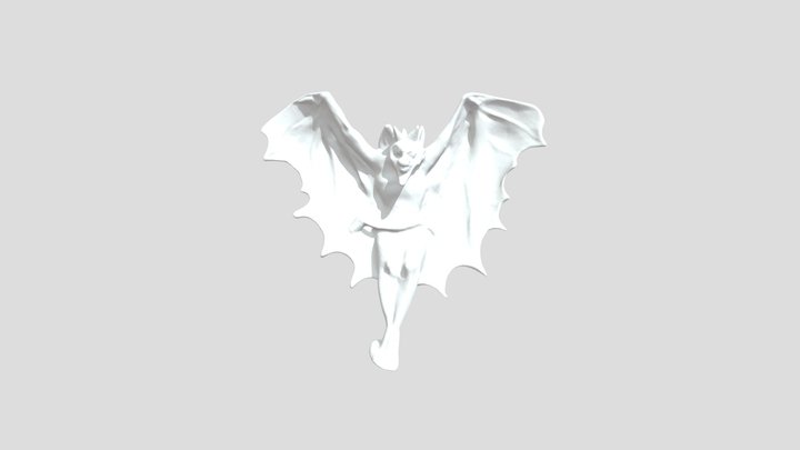 Murciélago alado 3D Model