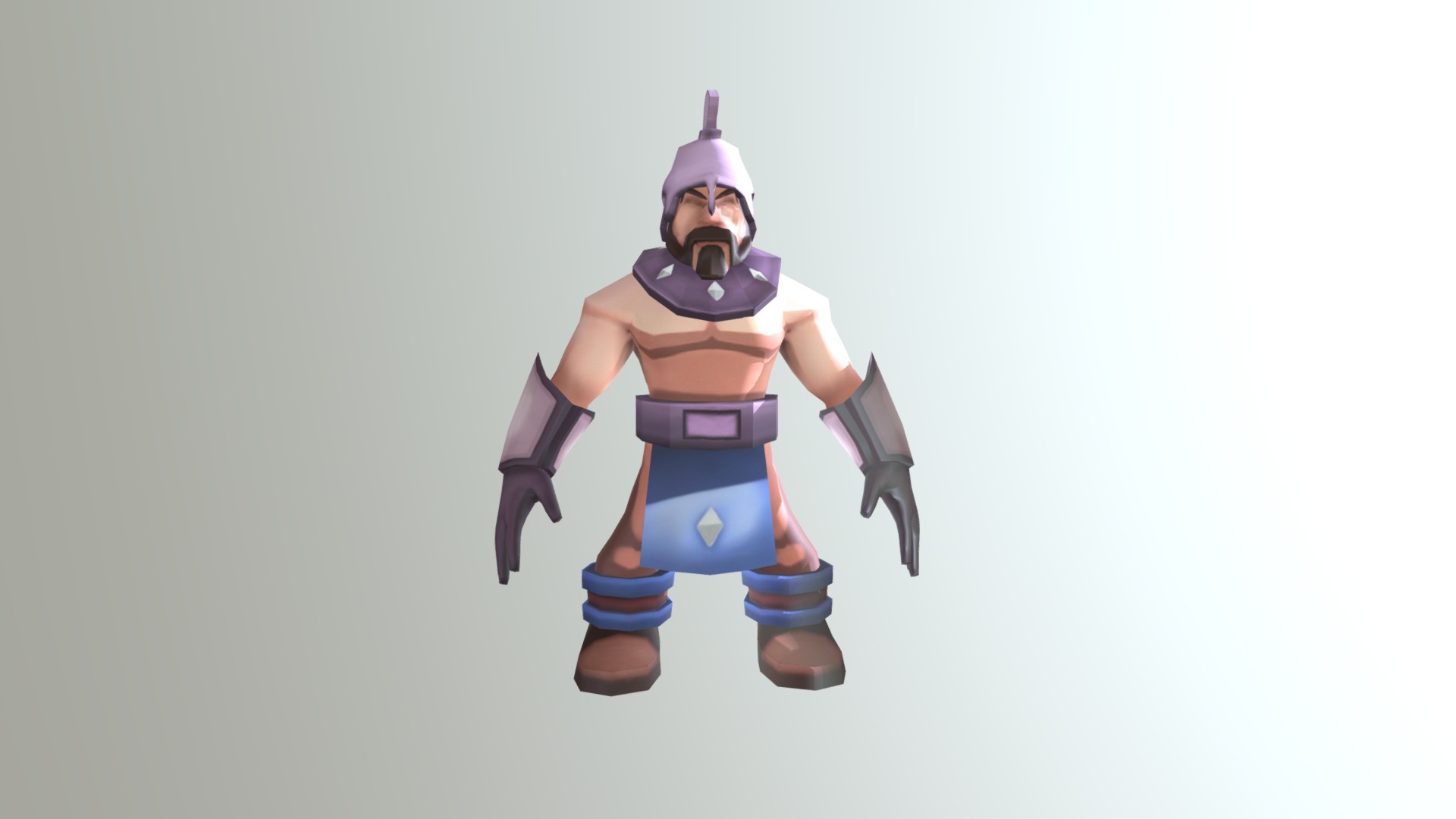 3D model Knight - This is a 3D model of the Knight. The 3D model is about a toy figurine of a person in a garment.