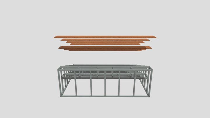 Grada 3ml 24 Personas 3D Model