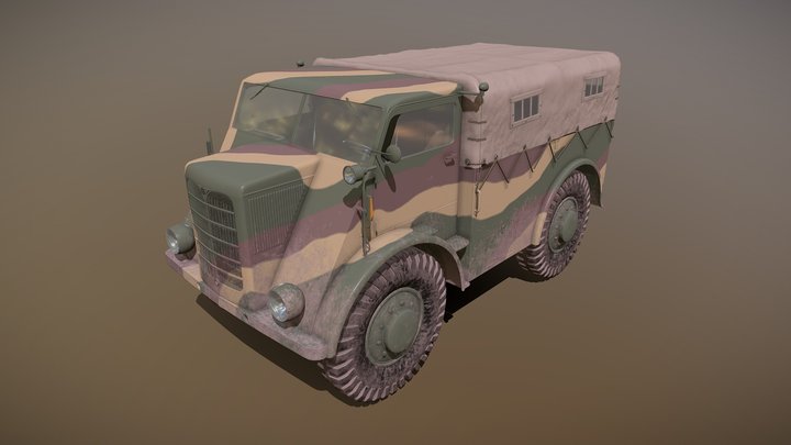 Pzinż 312 3D Model