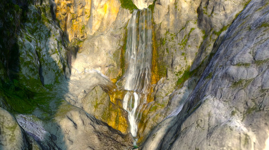 Waterfall in Slovenia