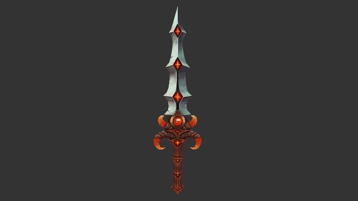 Exotic Sword #1 3D Model
