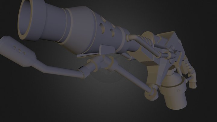 Gun WIP for review 3D Model