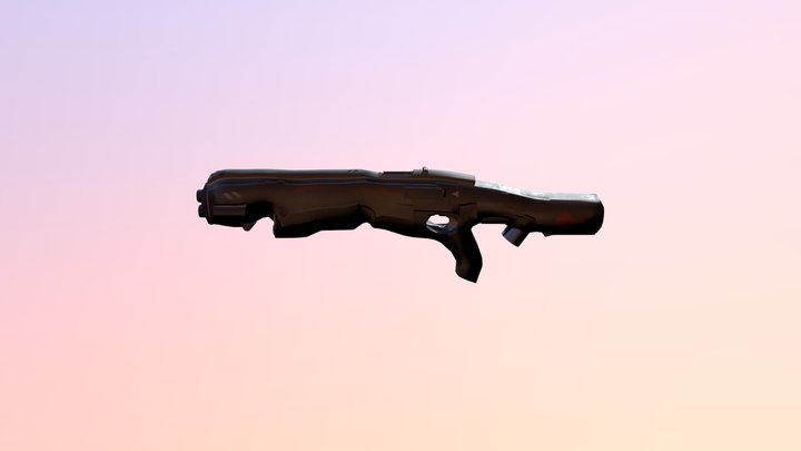 DOOM Gun Model 3D Model