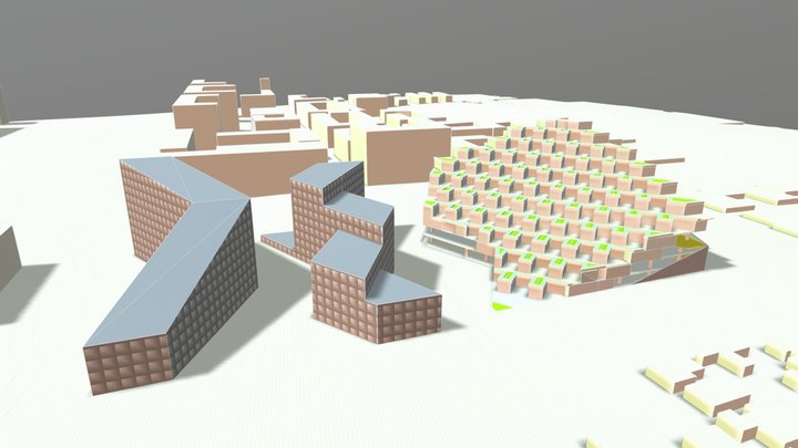 Mountain Dwellings - BIG / Bjarke Ingels & JDS 3D Model