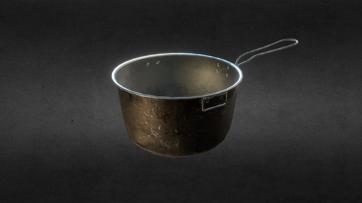 PBR Camping pot 3D Model