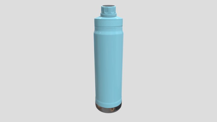 Stainless steel Bottle 3D Model