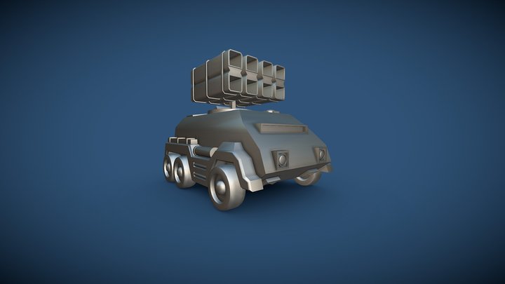 IFV vehicle Red Alert 2 3D Model