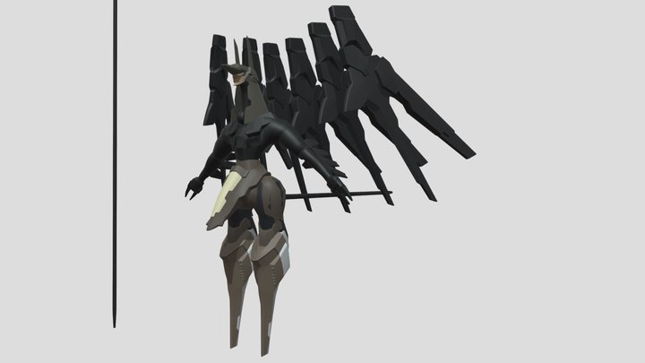 Orbital Frame Anubis - Zone of the Enders (WIP) 3D Model