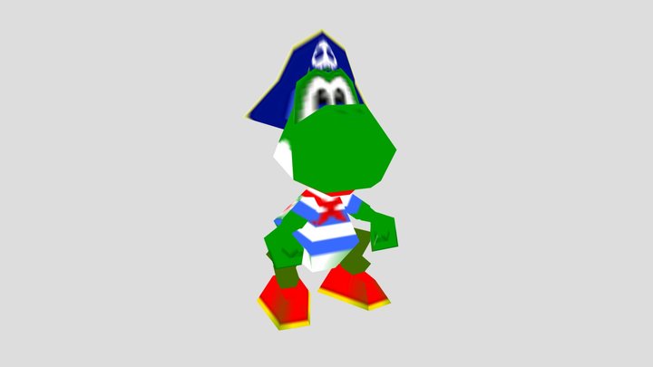 Yoshi (Pirate Land, Low-Poly)