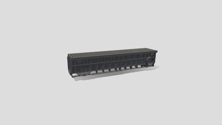 RL-1515 輕型PP溝 3D Model