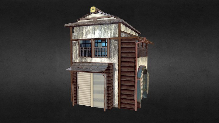 Schwarzer Regen - Darkroom House 3D Model