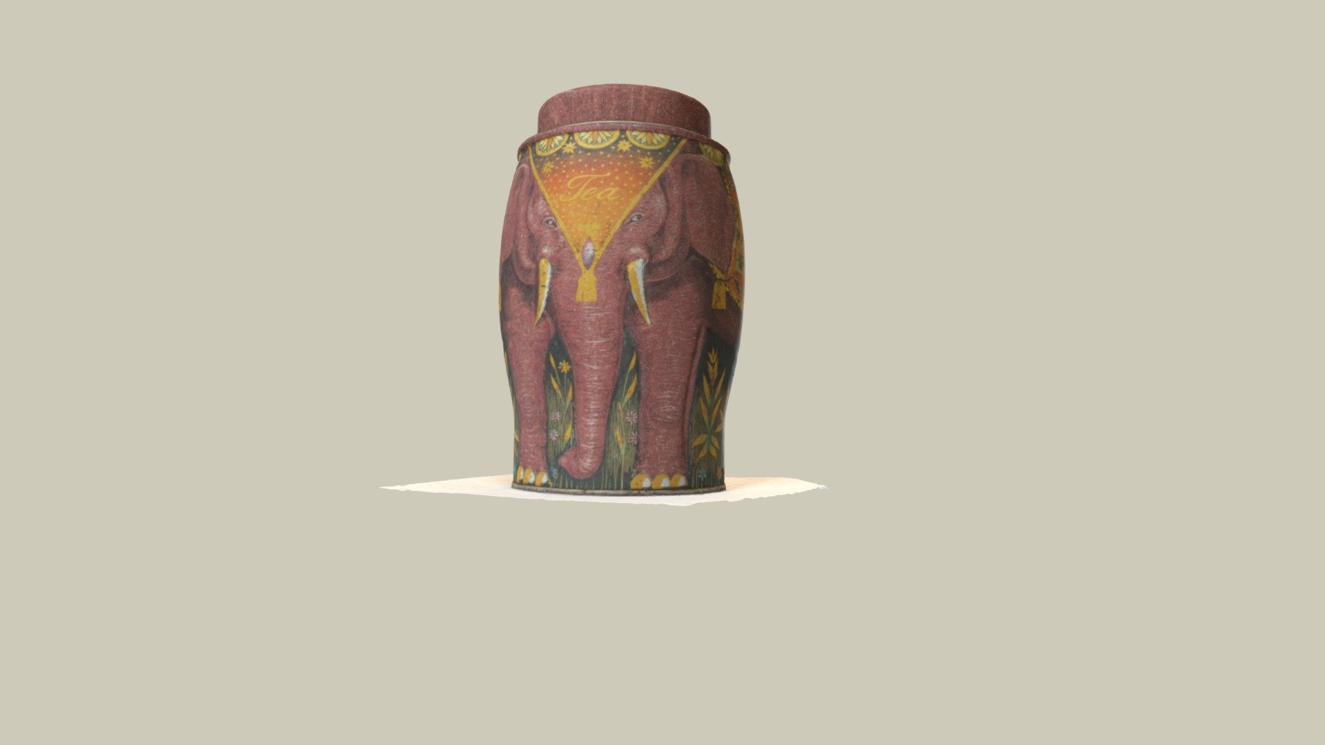 Photogrammetry: Williamson Tea Caddy
