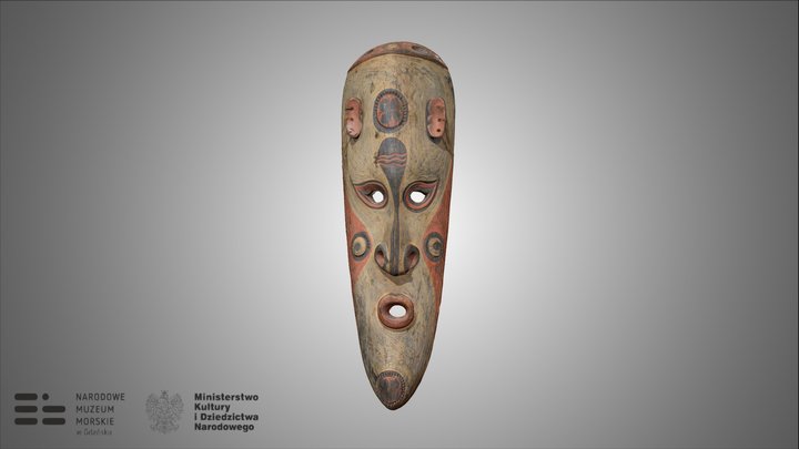 Maska ochronna 3D Model