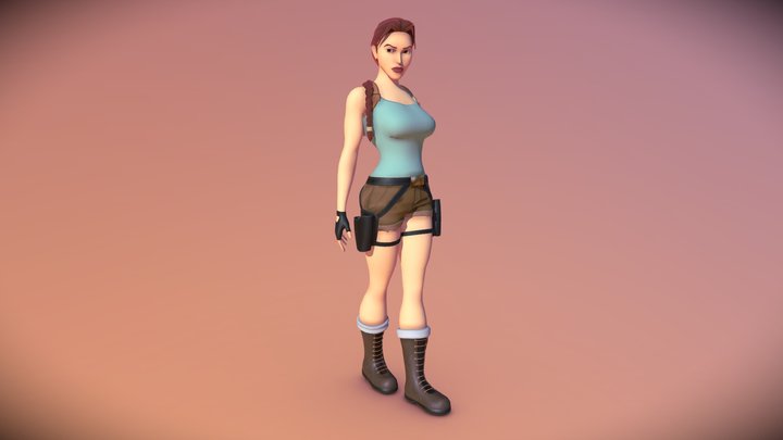 3D Lara Croft - Movie Outfit V1 | 3D model