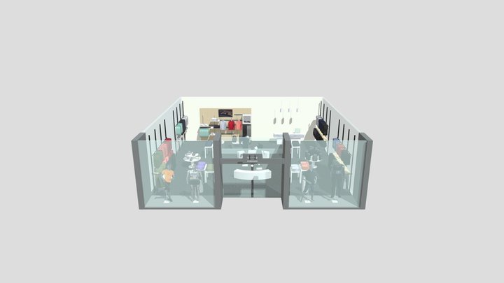 Ngoc Thao Vy Tran:  Gym Heads 3D Model