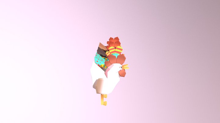Chickens 3D Model