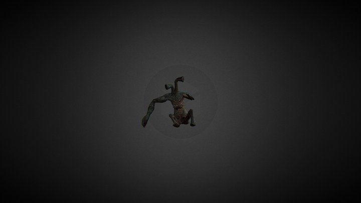 Pipe head showing himself from the water 3D Model