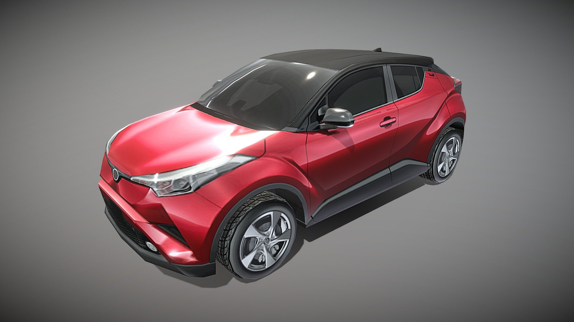 Lowpoly Toyota CHR - Buy Royalty Free 3D model by Underground Lab ...