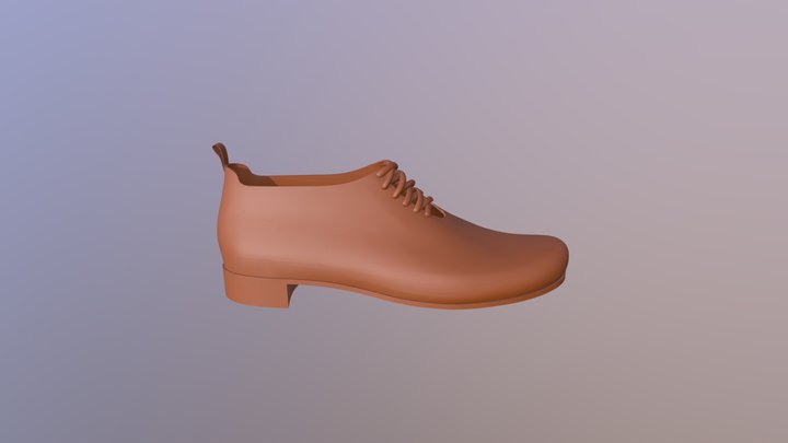 Dress Shoe 3D Model