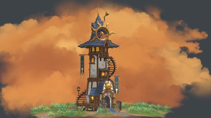 The Wizard's House 3D Model