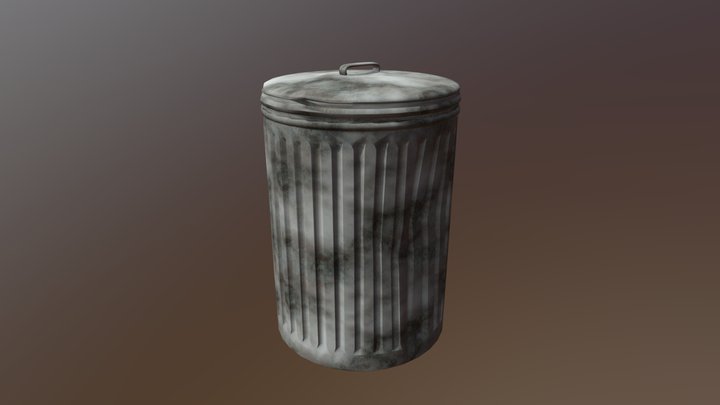 Trash Can 3D Model