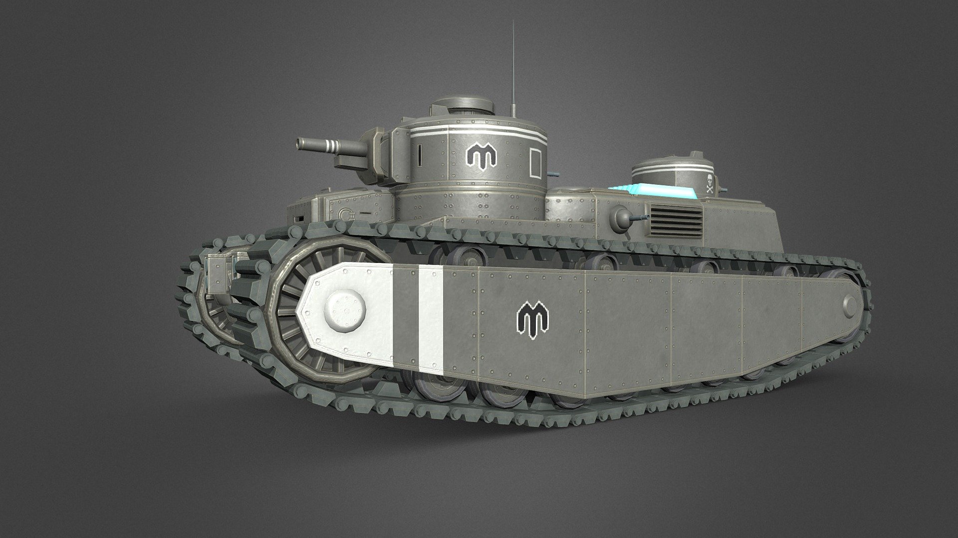 Valkyria Chronicles Imp Medium Tank Redesign - Download Free 3D Model ...