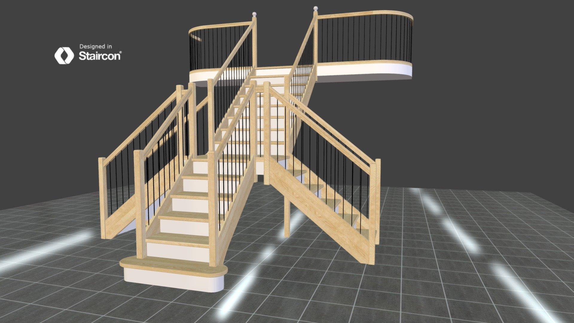 3+1 flights stair