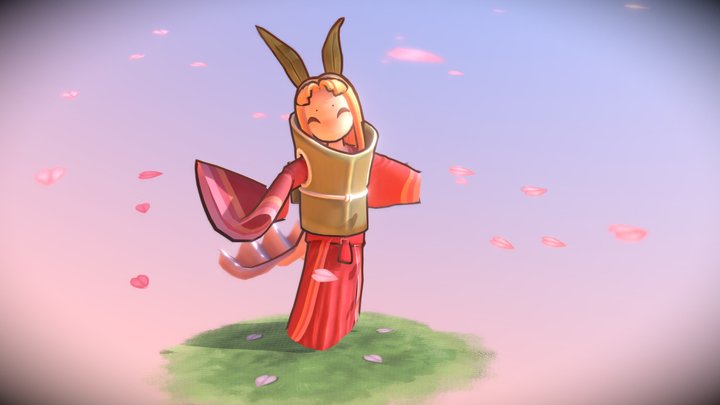 Kaguya 3D Fan art 3D Model