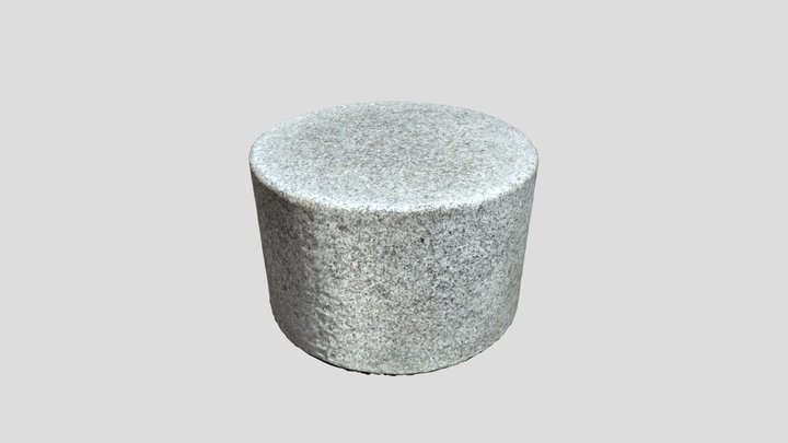 Round Seating Stone [CLEANED] 3D Model