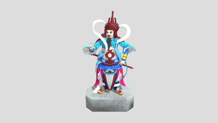 Khuyen Thien Ho Phap 3D Model