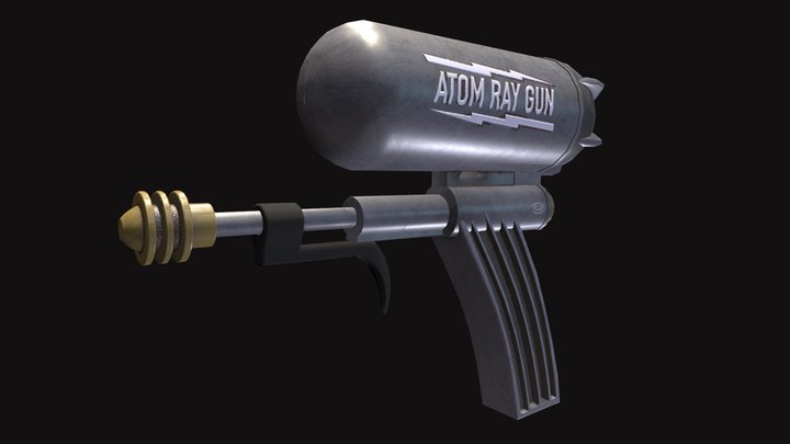 Atom Ray Gun 3D Model