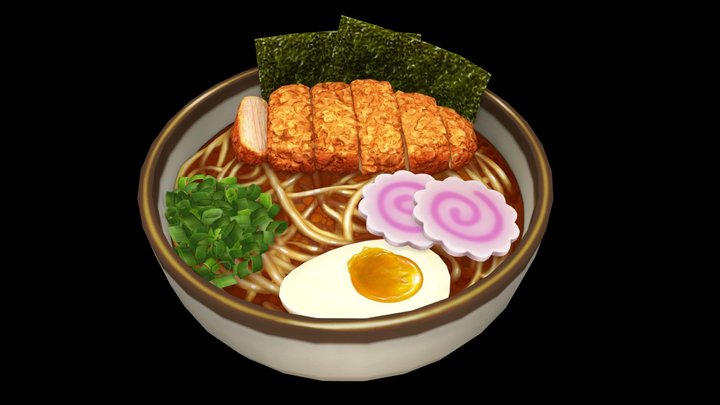 Katsu Noodles 3D Model