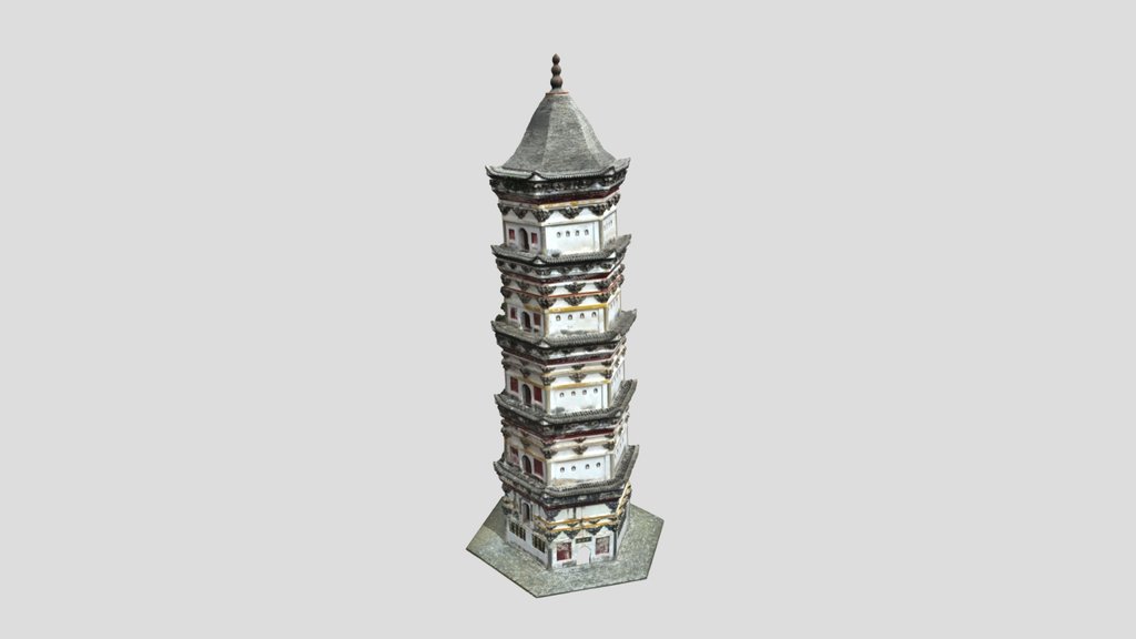 Scan Chinese Ancient Pagoda