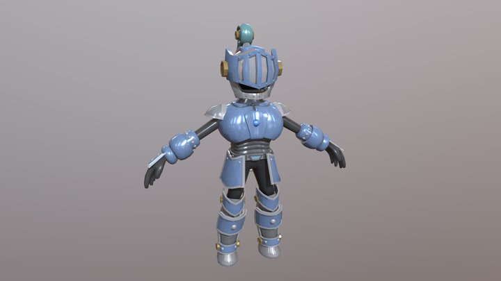 Spiral Knight 3D Model