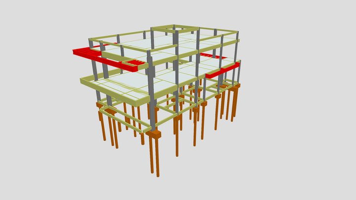 Projeto Estrutural 3D - Gustavo 3D Model