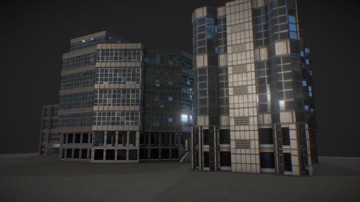 Mdec Buildings 3D Model