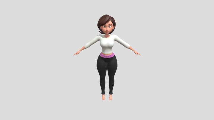 Helen parr icredibles 3D Model