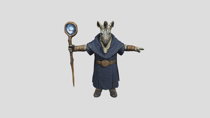 Zebra Mage – Modelo 3D gratuito STL