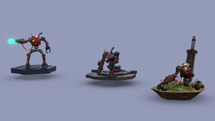 XYZ School HW damage 3D Model