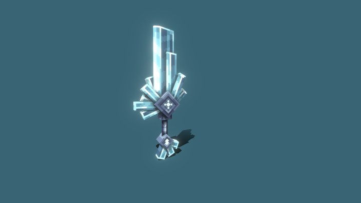 Ice sword 3D Model