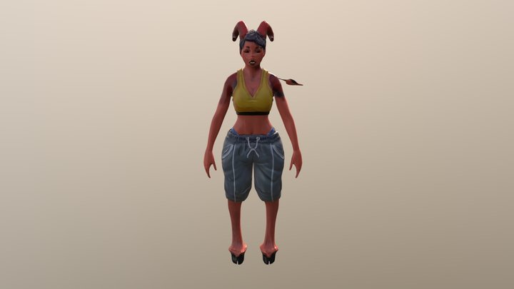 Instagram Demon: Baddie 3D Model